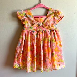 EUC Mayoral Baby Girl Floral Dress
